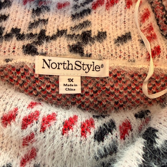 Northstyle Women’s Super Soft Cowl Neck Sweater – 1X - Picture 3 of 13